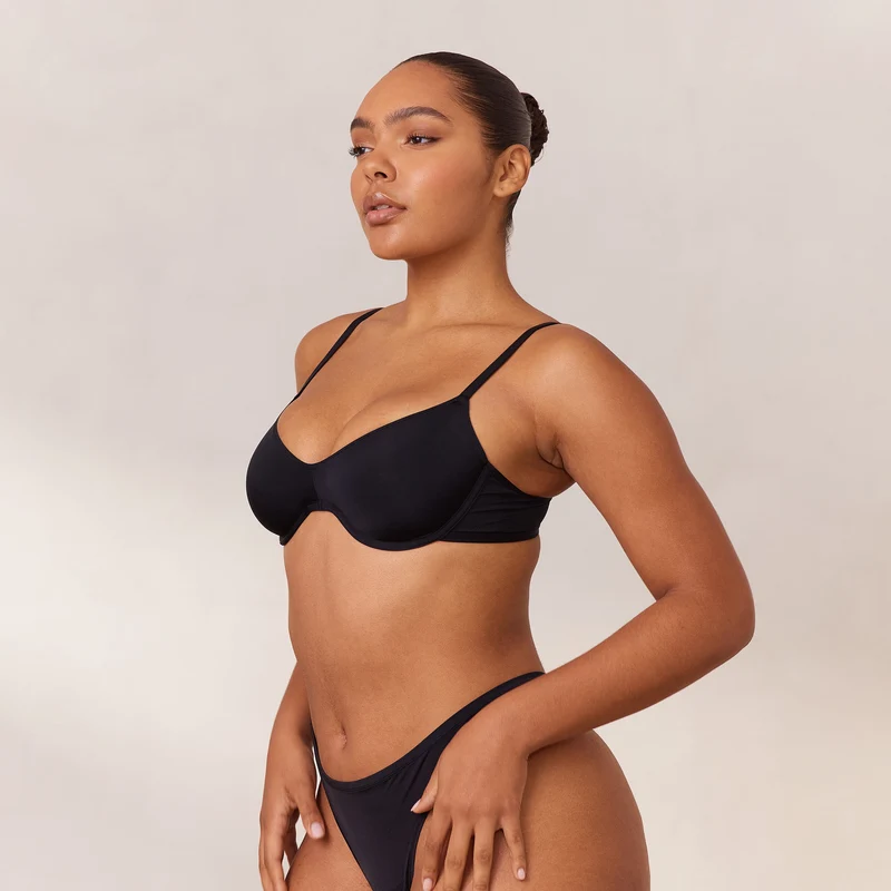 Barely There Plunge BH - Zwart