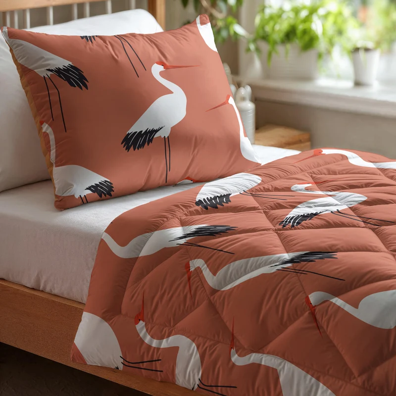 Zelesta Pure Kids Baumwolle Bettdecke - Terra Crane