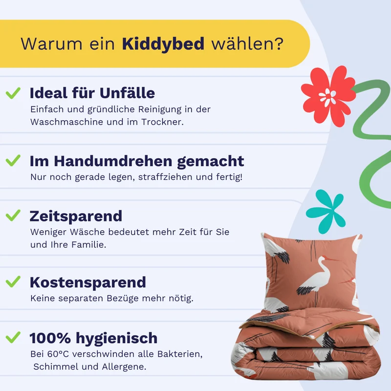 Zelesta Pure Kids Baumwolle Bettdecke - Terra Crane