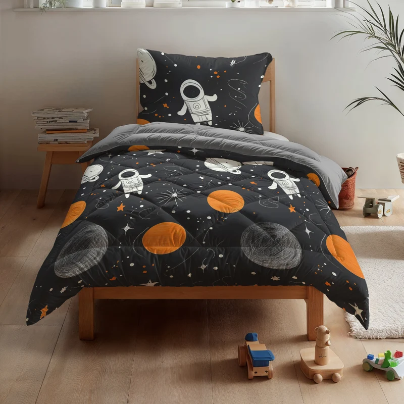 Zelesta Pure Kids Baumwolle Bettdecke - Space Man