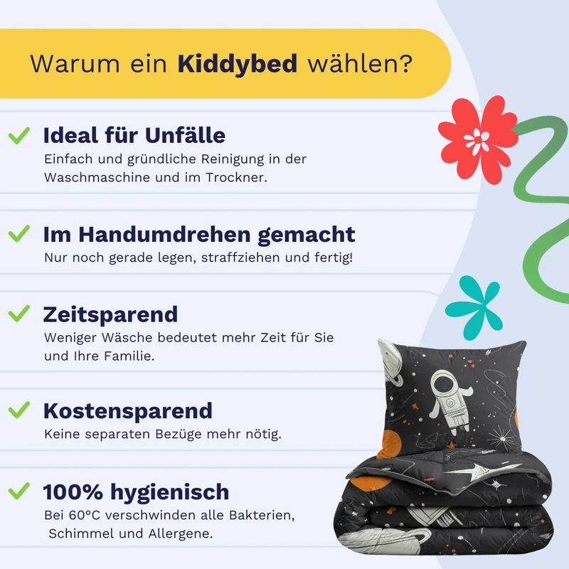 Zelesta Pure Kids Baumwolle Bettdecke - Space Man