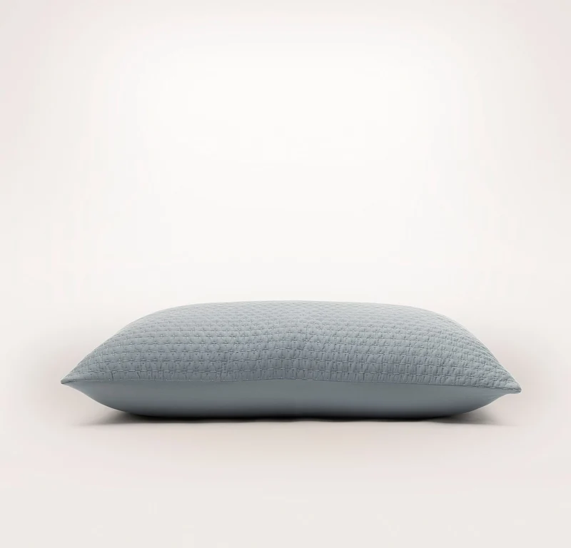 Signature Textured Stitch Quilted Sham - Bluestone