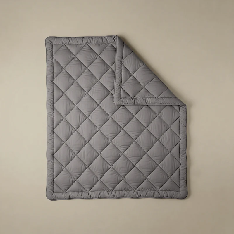 Zelesta Comfort Uni Diamond Bettdecke – Braun-Grau