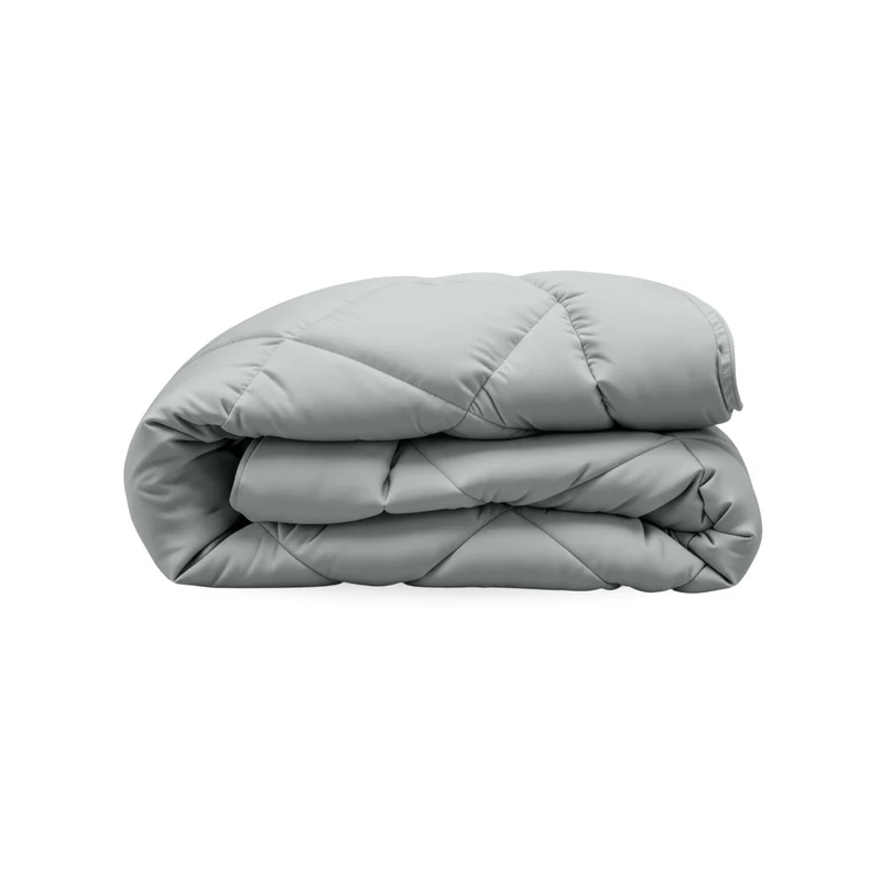 Zelesta Comfort Uni Diamond Bettdecke – Grau-Blau
