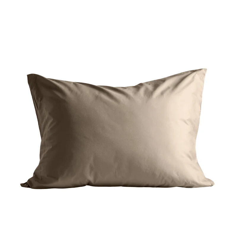 Zelesta Satinbed Baumwolle Kissenbezüge Set von 2 - Beautiful Brown