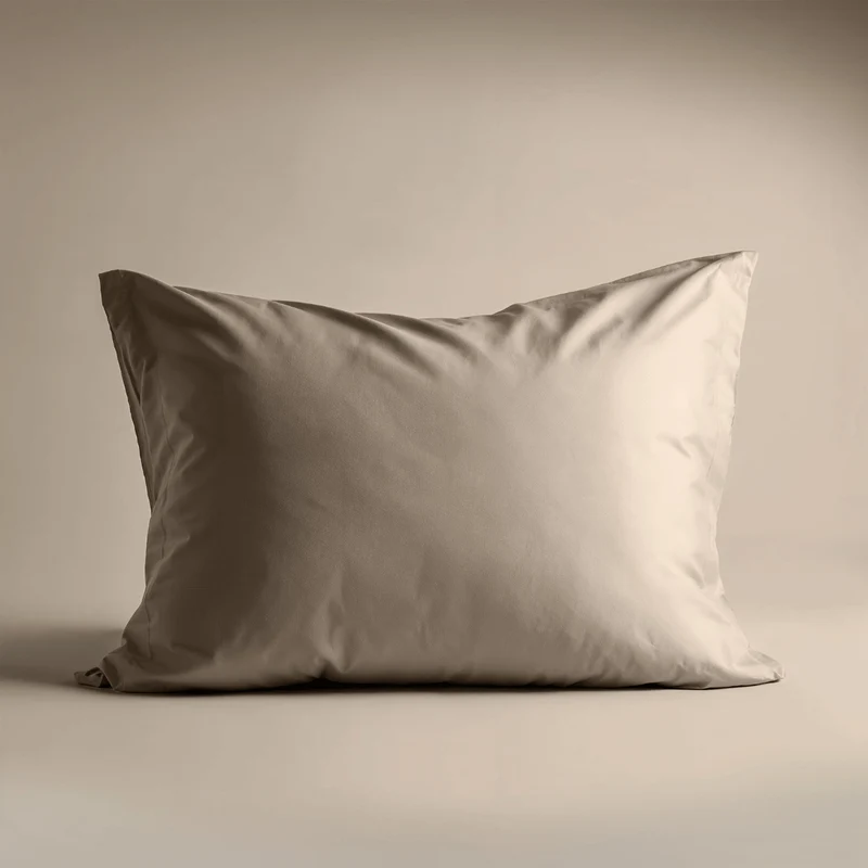 Zelesta Satinbed Baumwolle Kissenbezüge Set von 2 - Beautiful Brown