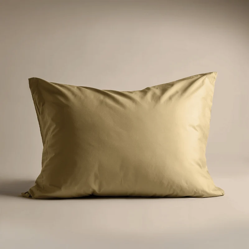 Zelesta Satinbed Baumwolle Kissenbezüge Set von 2 - Original Oker