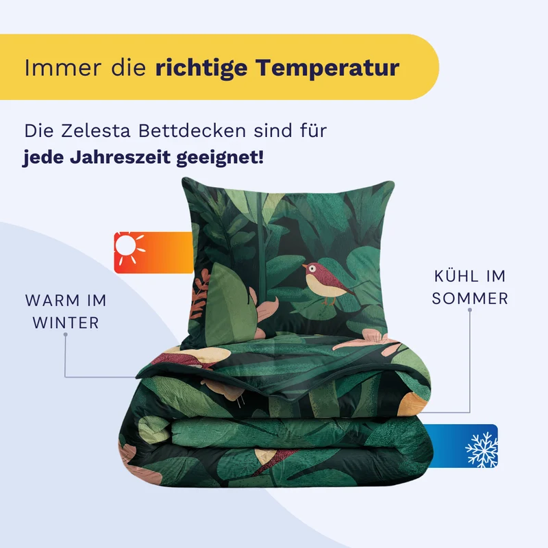Zelesta Pure Kids Baumwolle Bettdecke - Jungle Journey