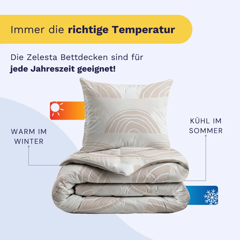 Zelesta Pure Kids Baumwolle Bettdecke - Dune Dreams