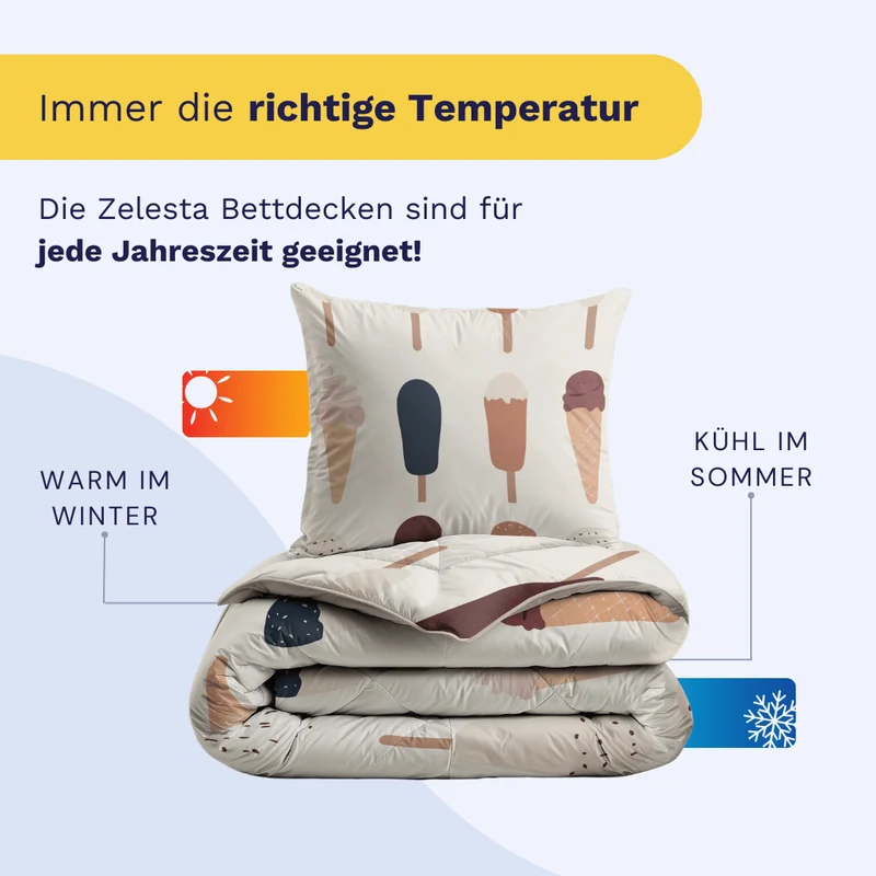 Zelesta Pure Kids Baumwolle Bettdecke - Gelato