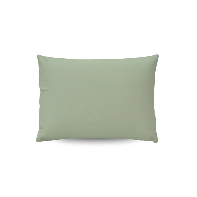 Zelesta Pure Uni Kissenbezüge Baumwolle Set von 2 - Natural Green