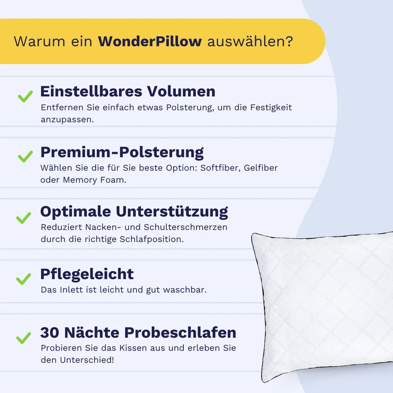 Zelesta WonderPillow 80x80cm