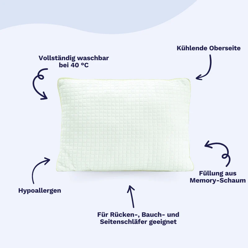 Zelesta Cooling Pillow - Memory Foam 50x70 cm