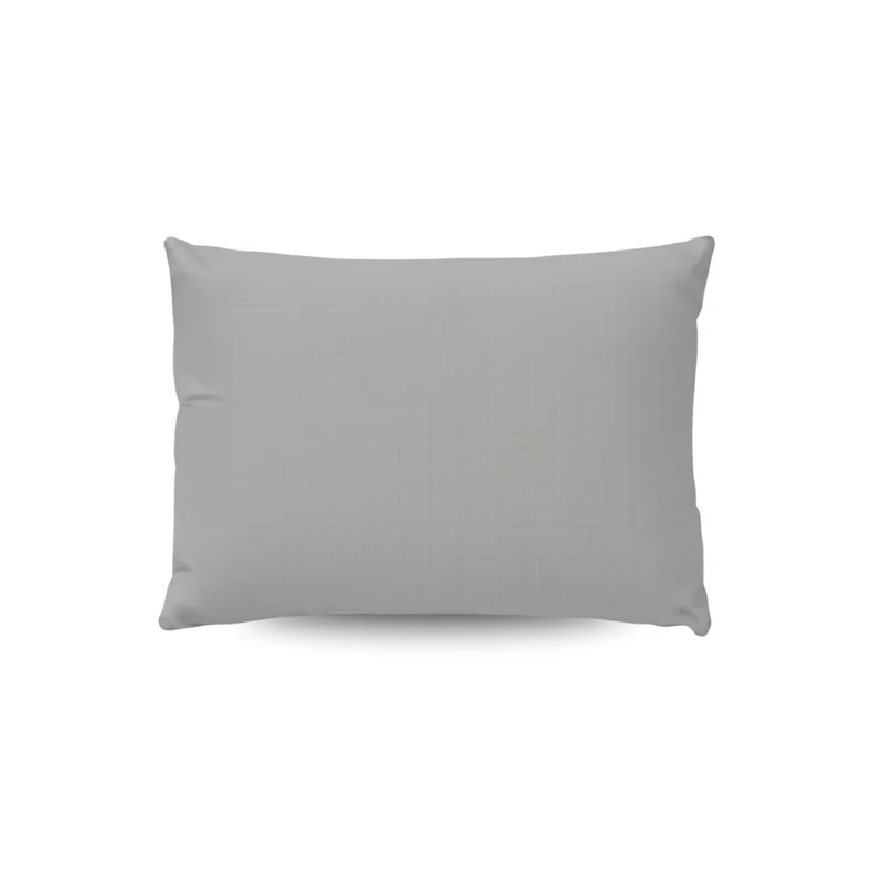 Zelesta Pure Uni Kissenbezüge Baumwolle Set von 2 - Morning Grey