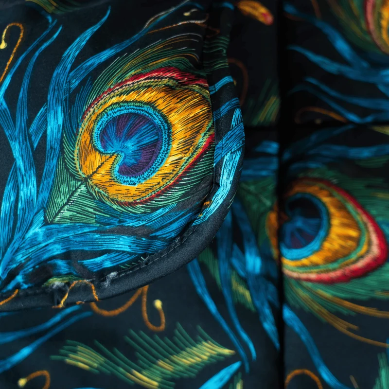 Zelesta Wonderbed 4-Jahreszeiten double - Peacock Feathers