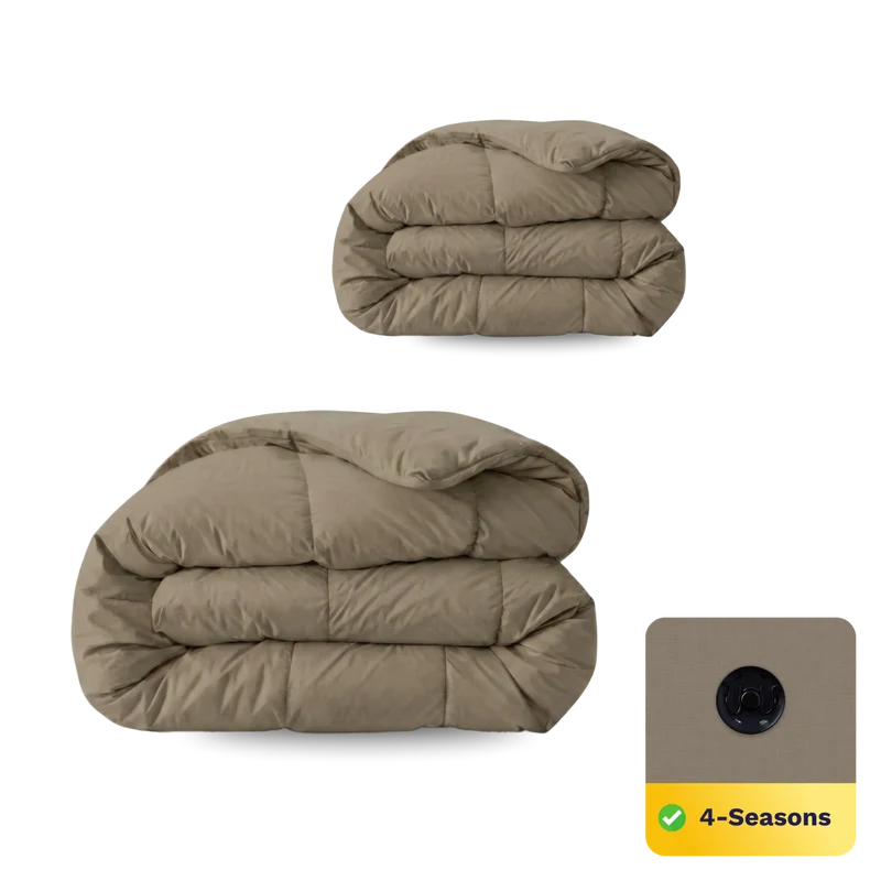 Zelesta Wonderbed 4-Jahreszeiten Double - Natural Taupe