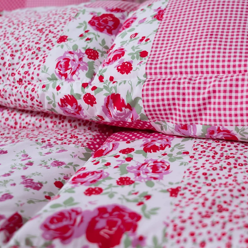 Zelesta Comfort Design Bettdecke - Patchwork Rosa
