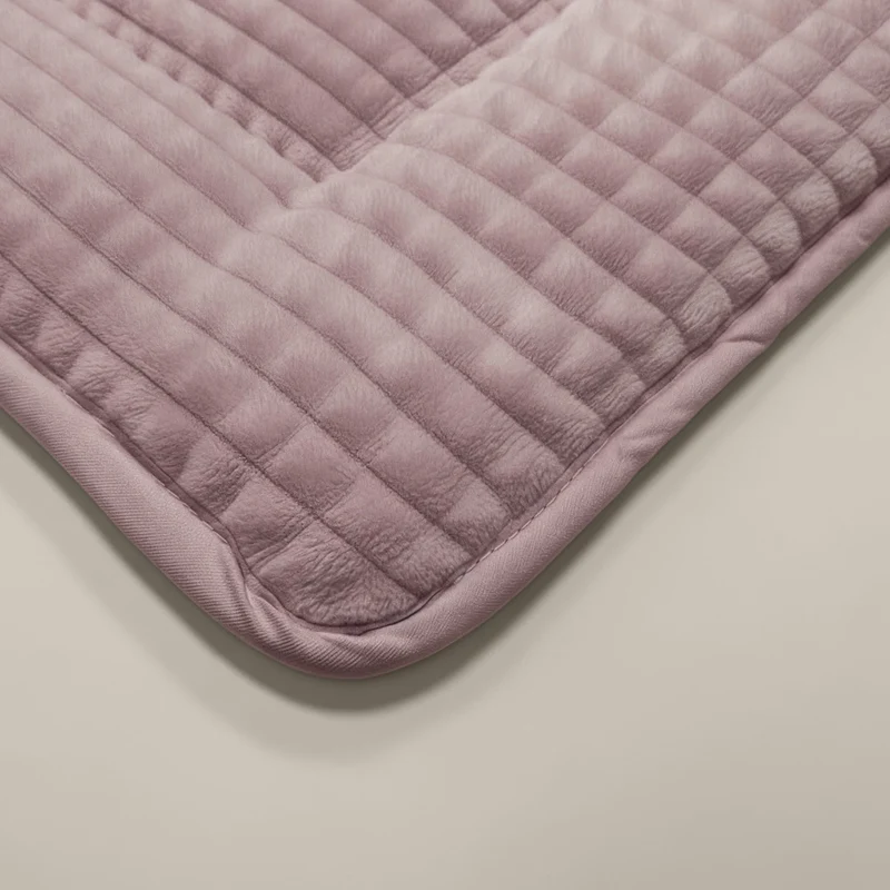 Zelesta Special Teddy Check Bettdecke - Altrosa