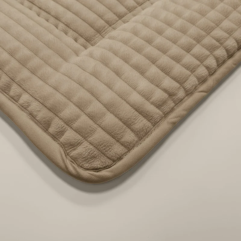 Zelesta Special Teddy Check Bettdecke - Taupe