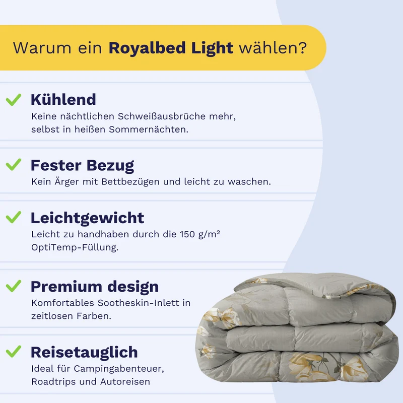 Zelesta Everyday Design Sommerbettdecke - White Blossom