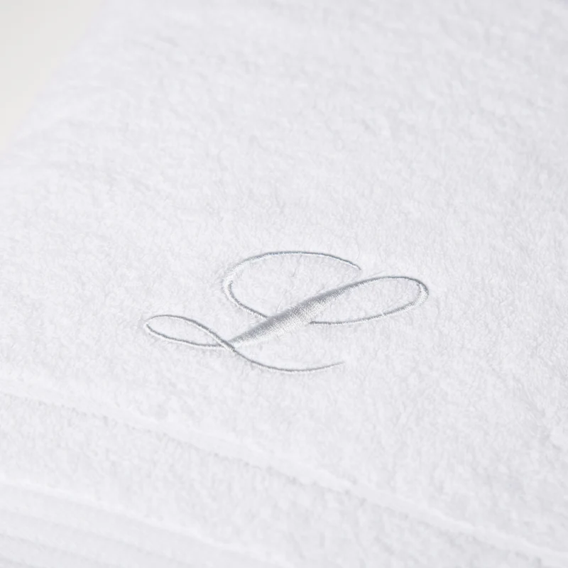 Telo Bagno ricamata in Cotone 450 gr/mq