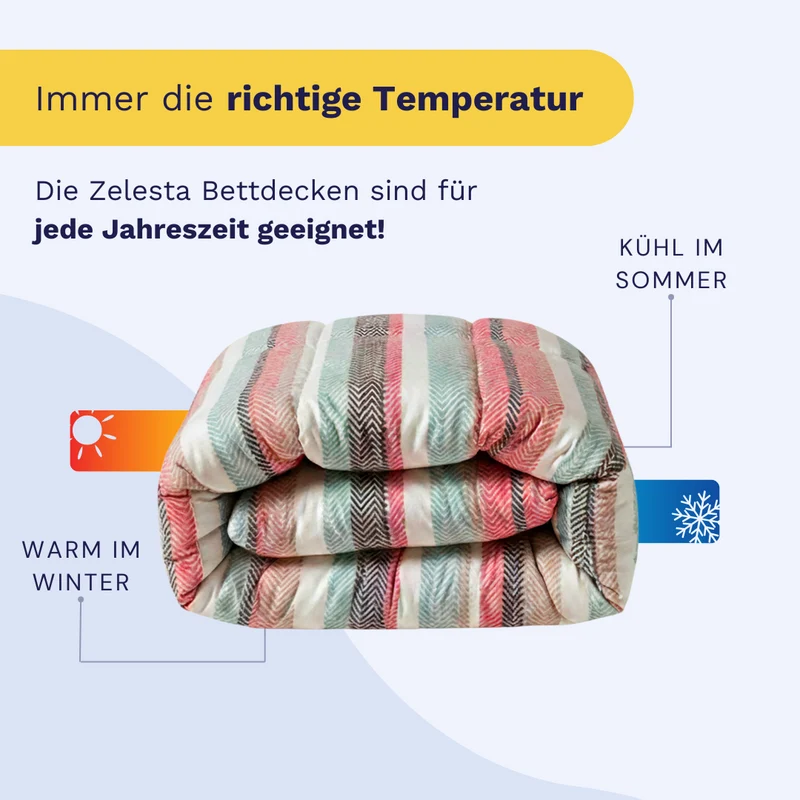 Zelesta Comfort Design Bettdecke - Vintage Flair