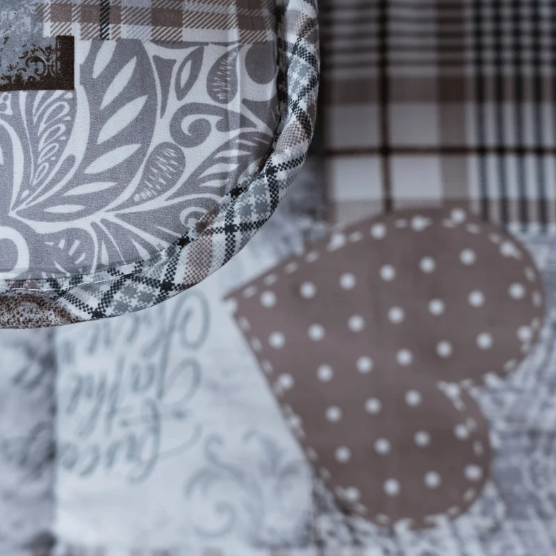 Zelesta Wonderbed 4-Jahreszeiten double - Patchwork Hearts