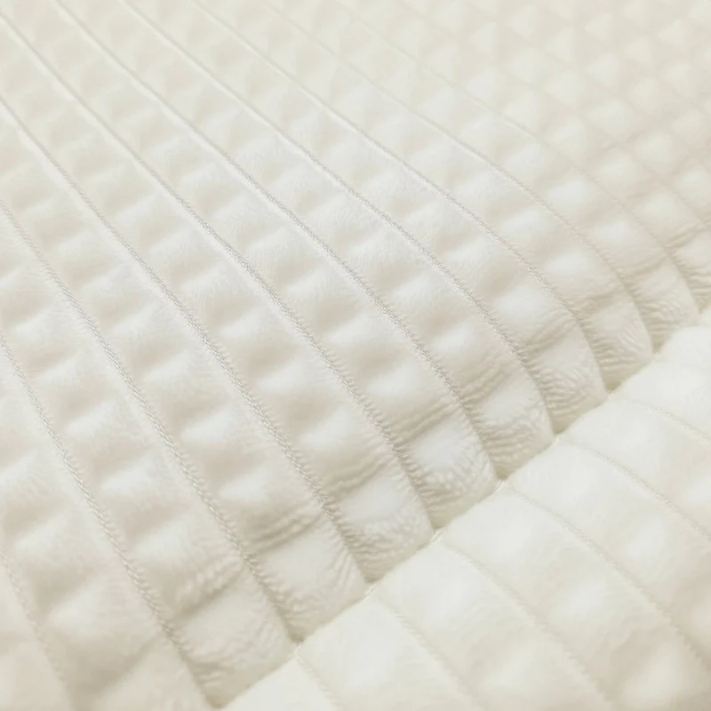 Zelesta Special Teddy Check Bettdecke - Creme