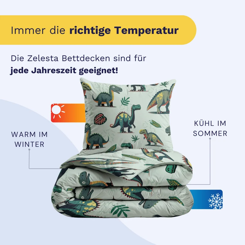 Zelesta Comfort Kids Bettdecke - Dino