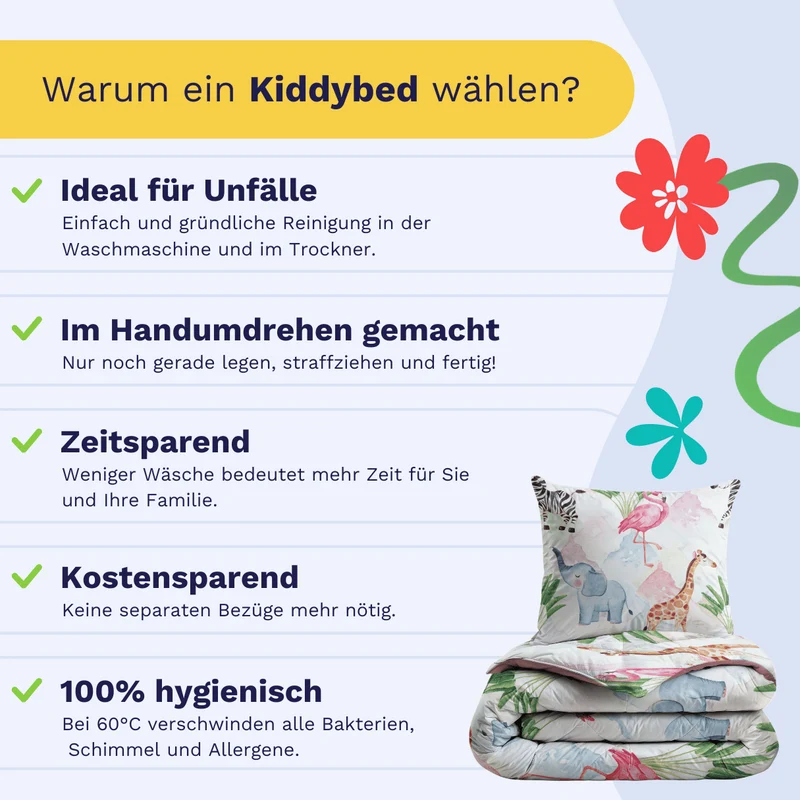 Zelesta Comfort Kids Bettdecke - Colourful Animals
