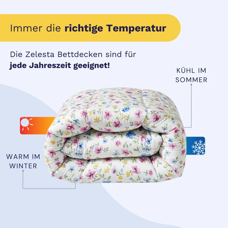 Zelesta Comfort Design Bettdecke - Spring Blossom