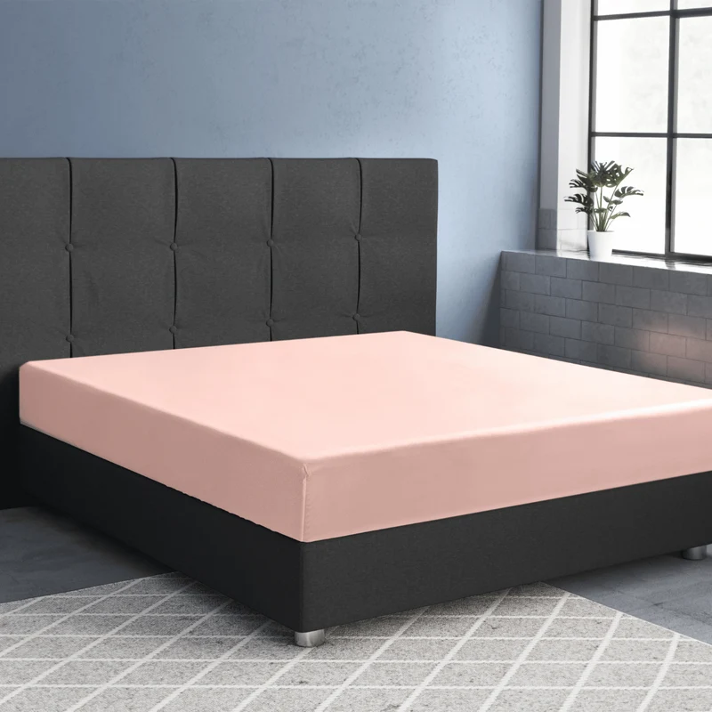 Primaviera Satin Deluxe Spannbettuch - Rosa