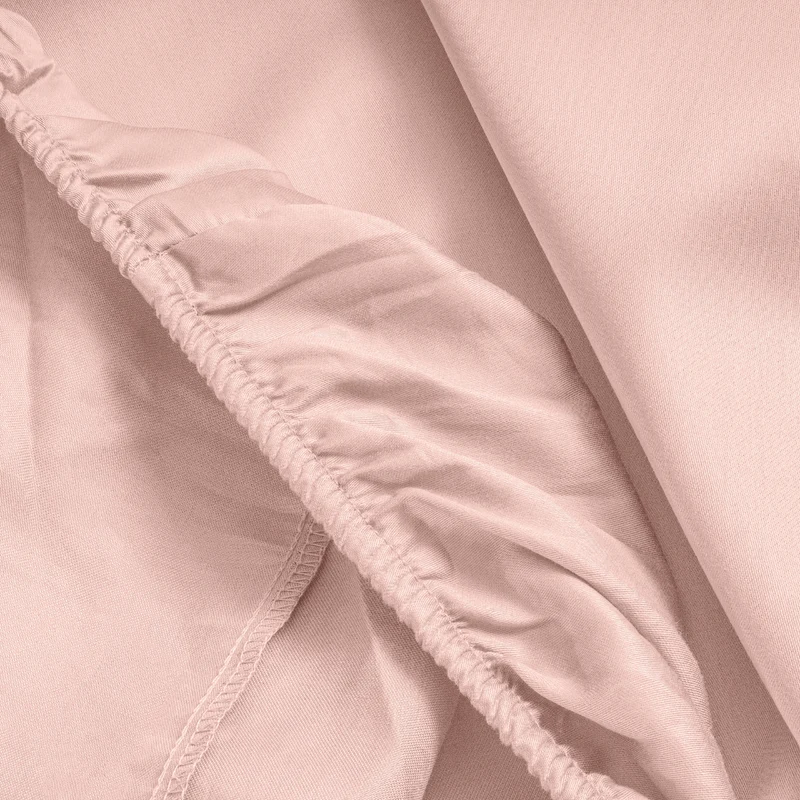 Primaviera Satin Deluxe Spannbettuch - Rosa