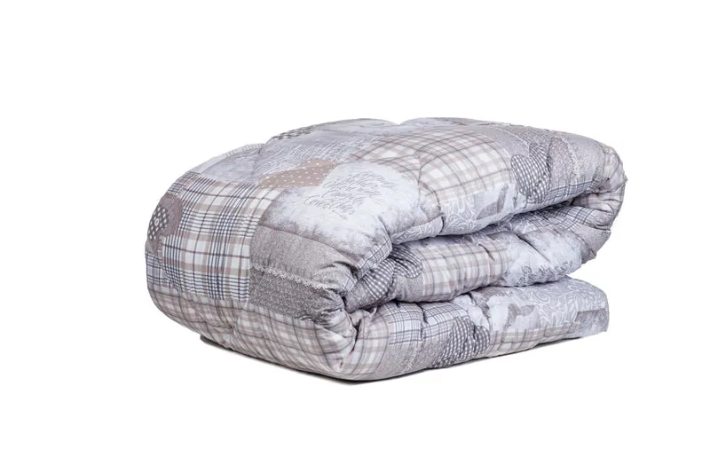 Zelesta Wonderbed 4-Jahreszeiten double - Patchwork Hearts