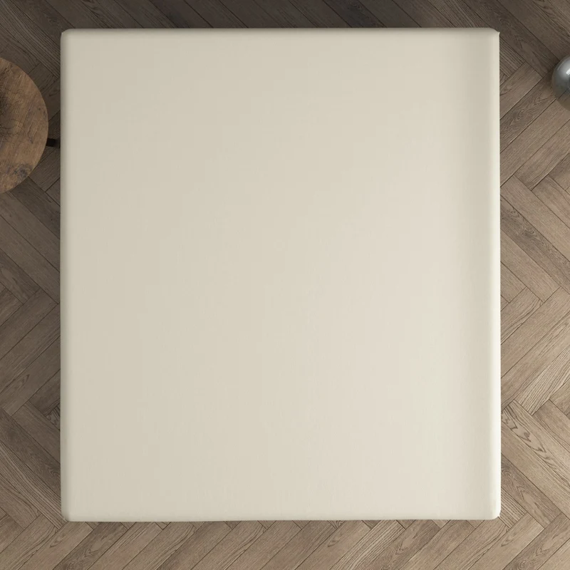 Doppel Jersey Topper Spannbettlaken - Creme