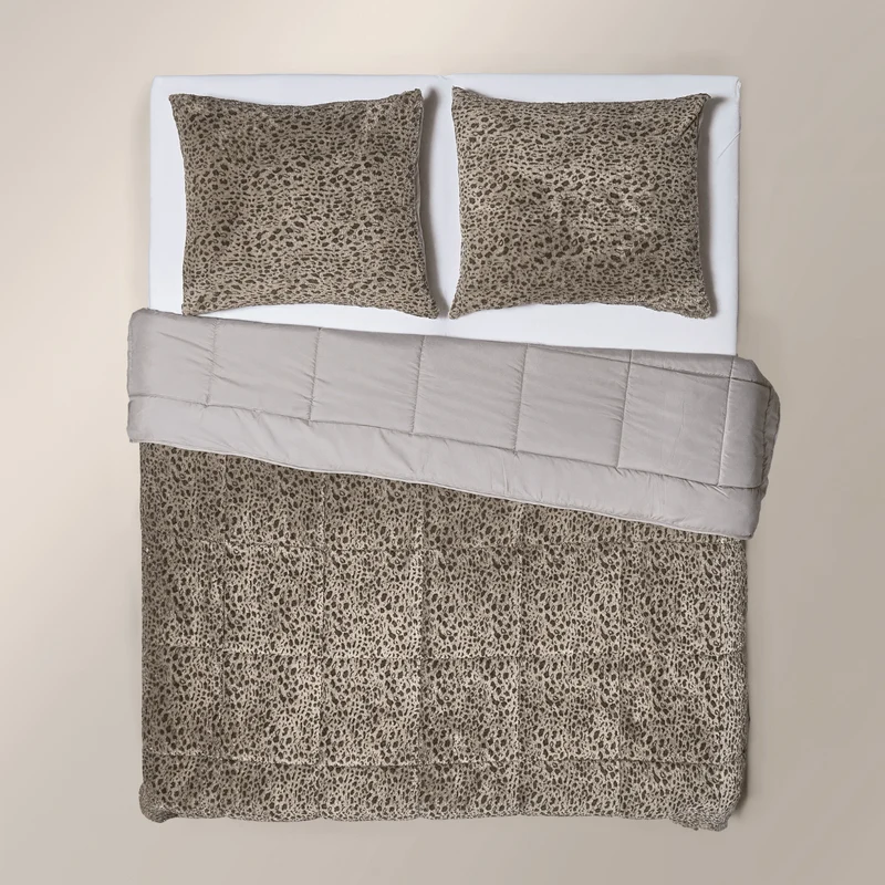 Zelesta Special Teddy Panther Bettdecke - Taupe