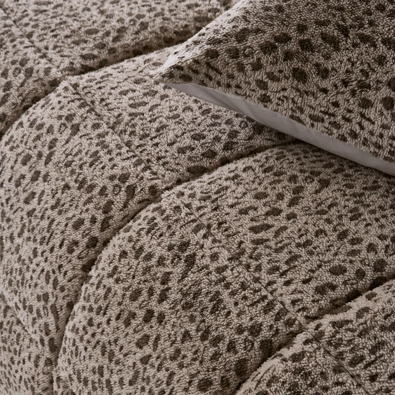 Zelesta Special Teddy Panther Bettdecke - Taupe