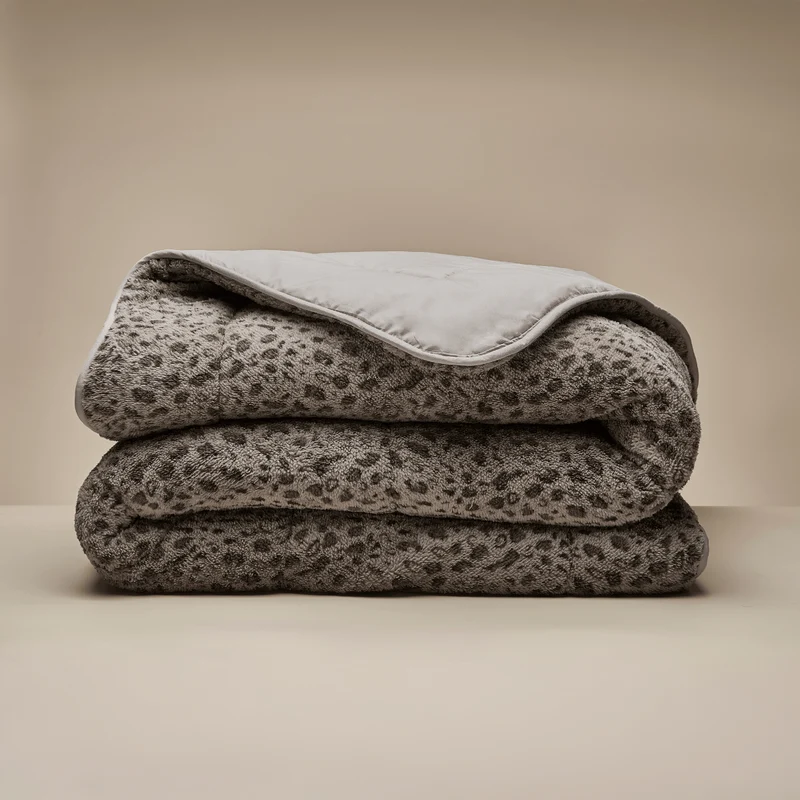 Zelesta Special Teddy Panther Bettdecke - Taupe