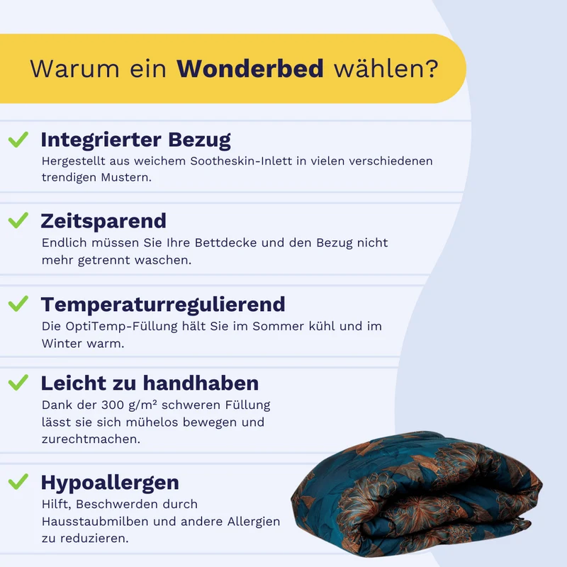 Zelesta Comfort Design Bettdecke - Königliche Blumen
