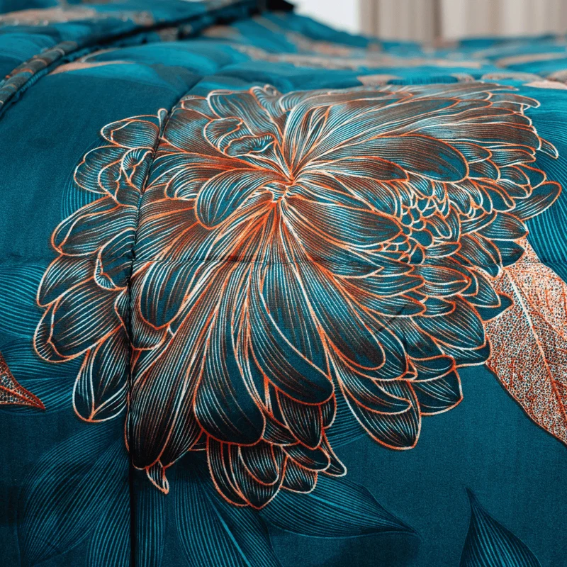 Zelesta Comfort Design Bettdecke - Königliche Blumen