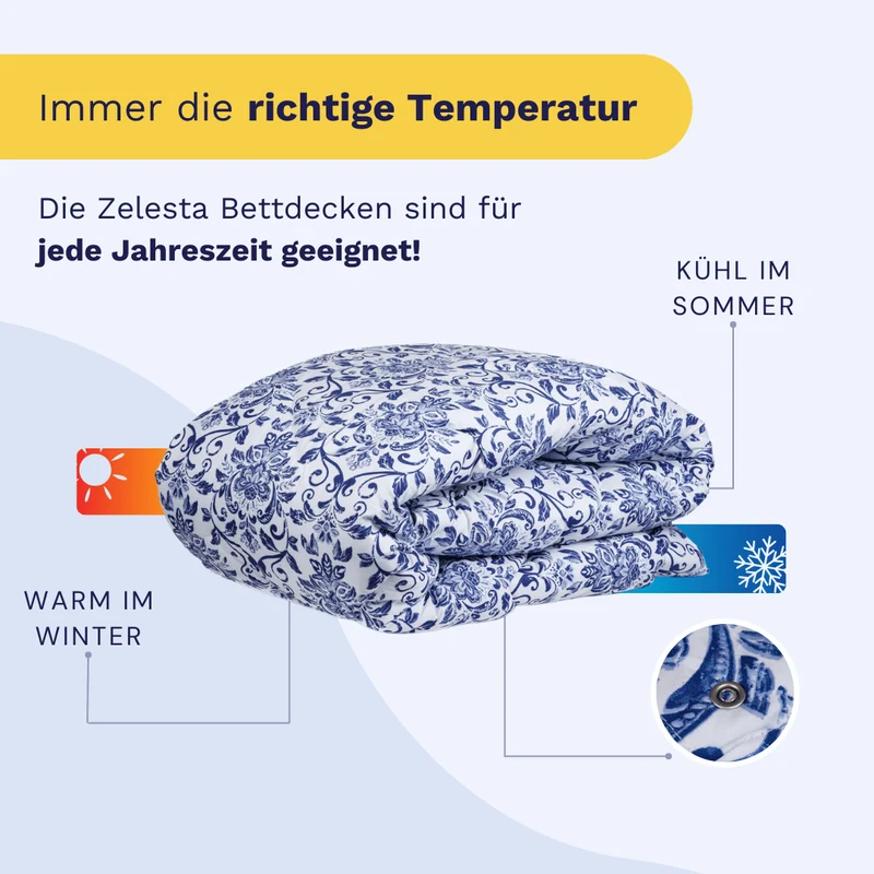 Zelesta Wonderbed 4-Jahreszeiten double - Old Dutch