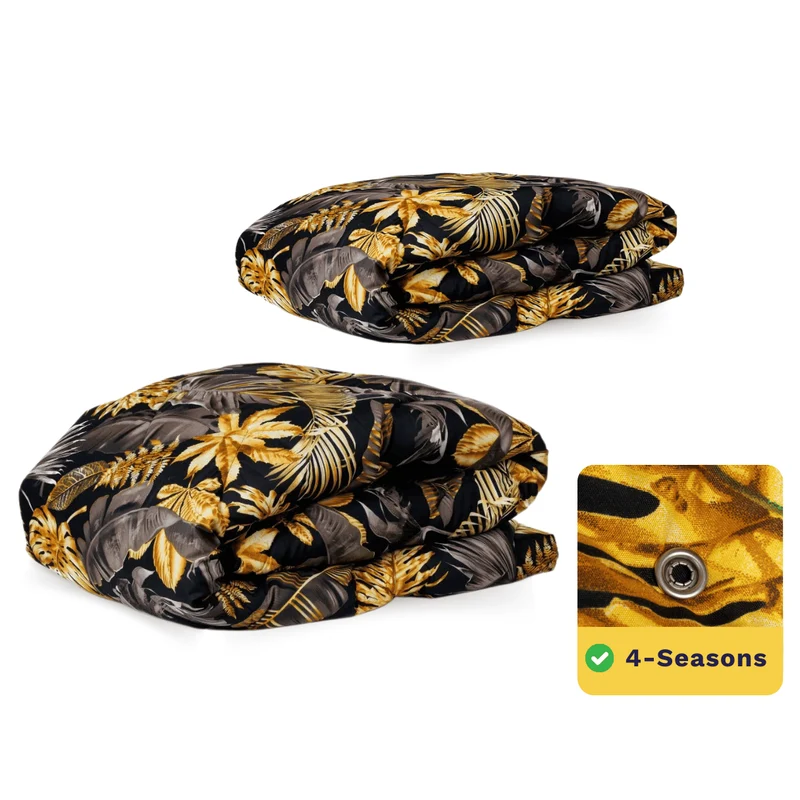 Zelesta Wonderbed 4-Jahreszeiten double - Golden Leaves
