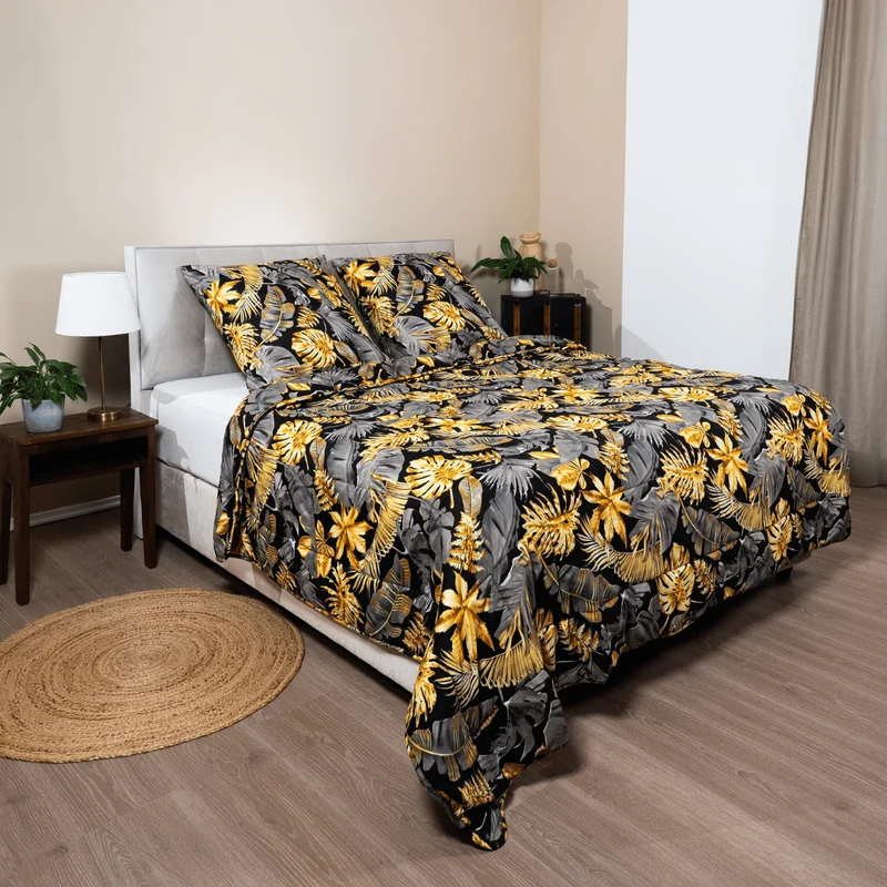 Zelesta Comfort Design Bettdecke - Goldene Blätter