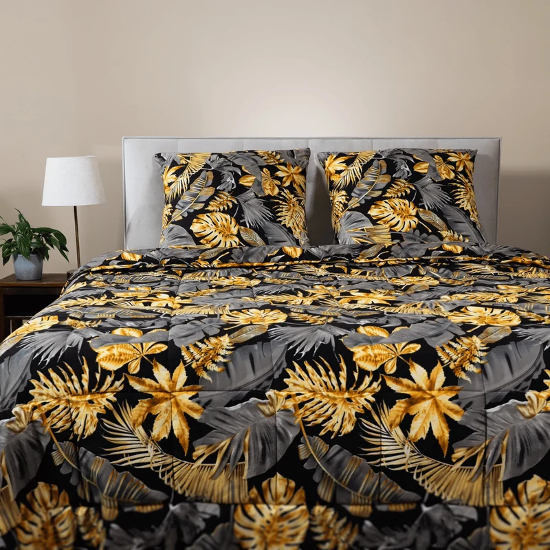 Zelesta Comfort Design Bettdecke - Goldene Blätter