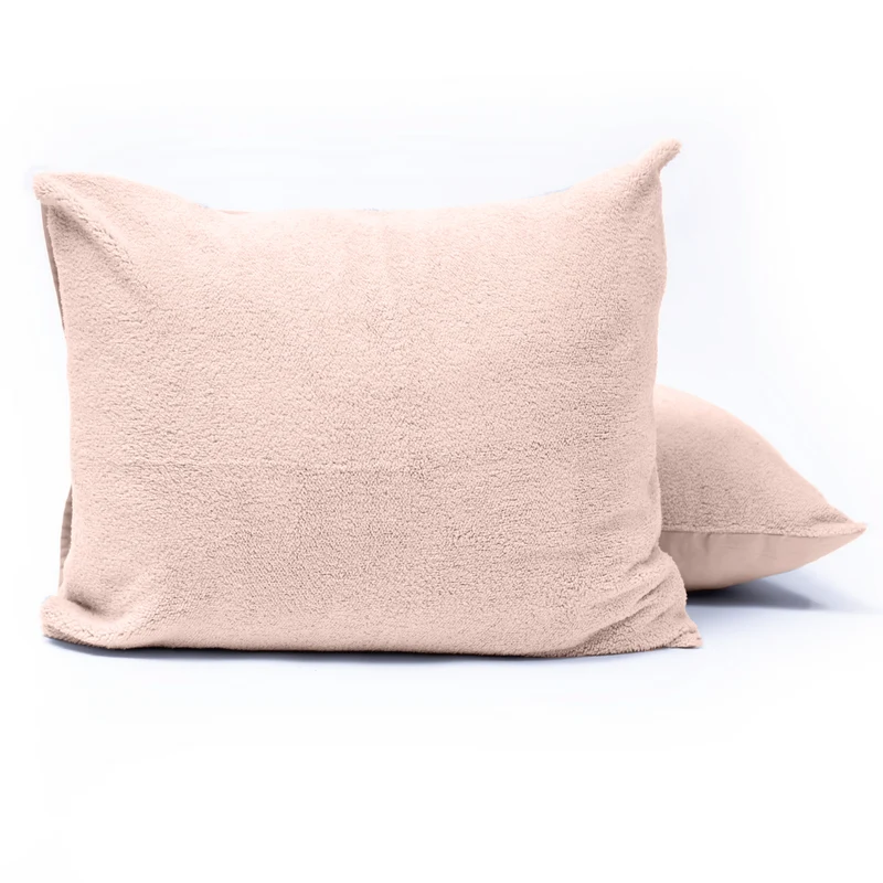 Zelesta Teddy Kissenbezüge Set von 2 - Rosa
