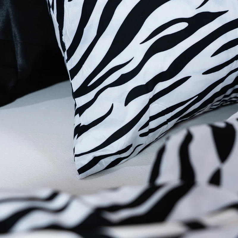 Zelesta Comfort Design Kissenbezüge Set von 2 - zebra skin