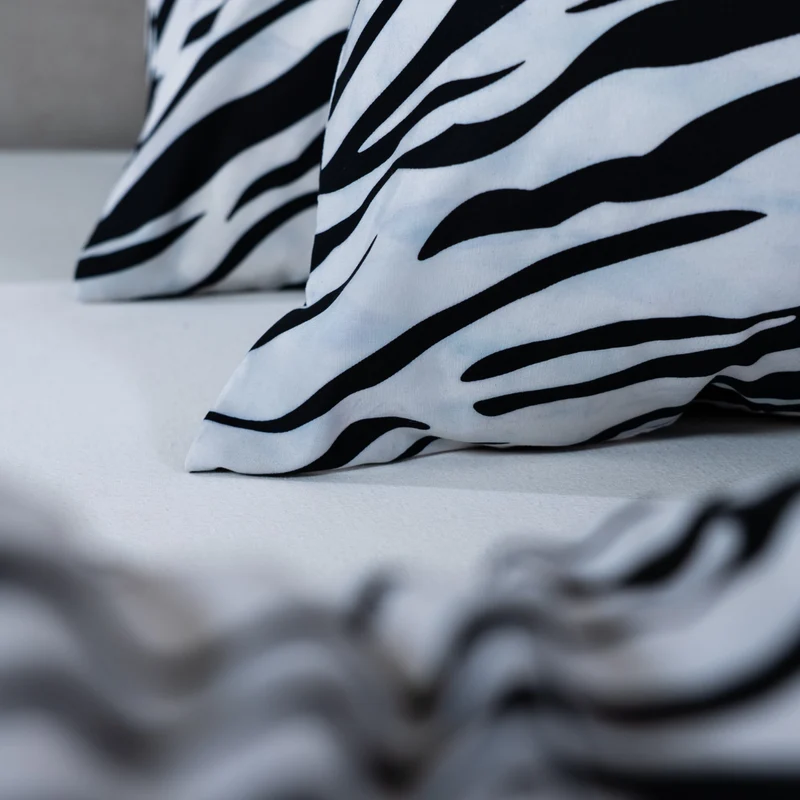 Zelesta Comfort Design Kissenbezüge Set von 2 - zebra skin
