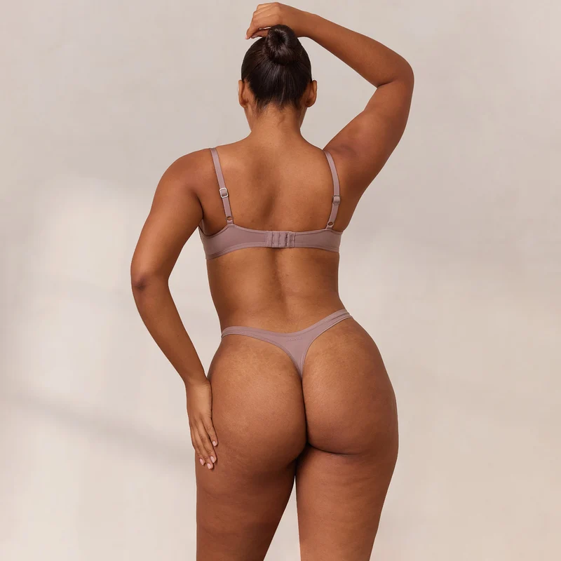 Barely There Plunge BH - Mauve