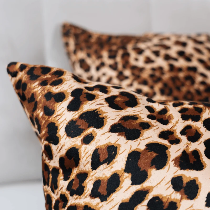 Zelesta Comfort Design Kissenbezüge Set von 2 - jaguar skin