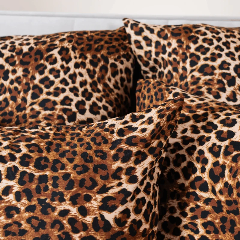 Zelesta Comfort Design Kissenbezüge Set von 2 - jaguar skin